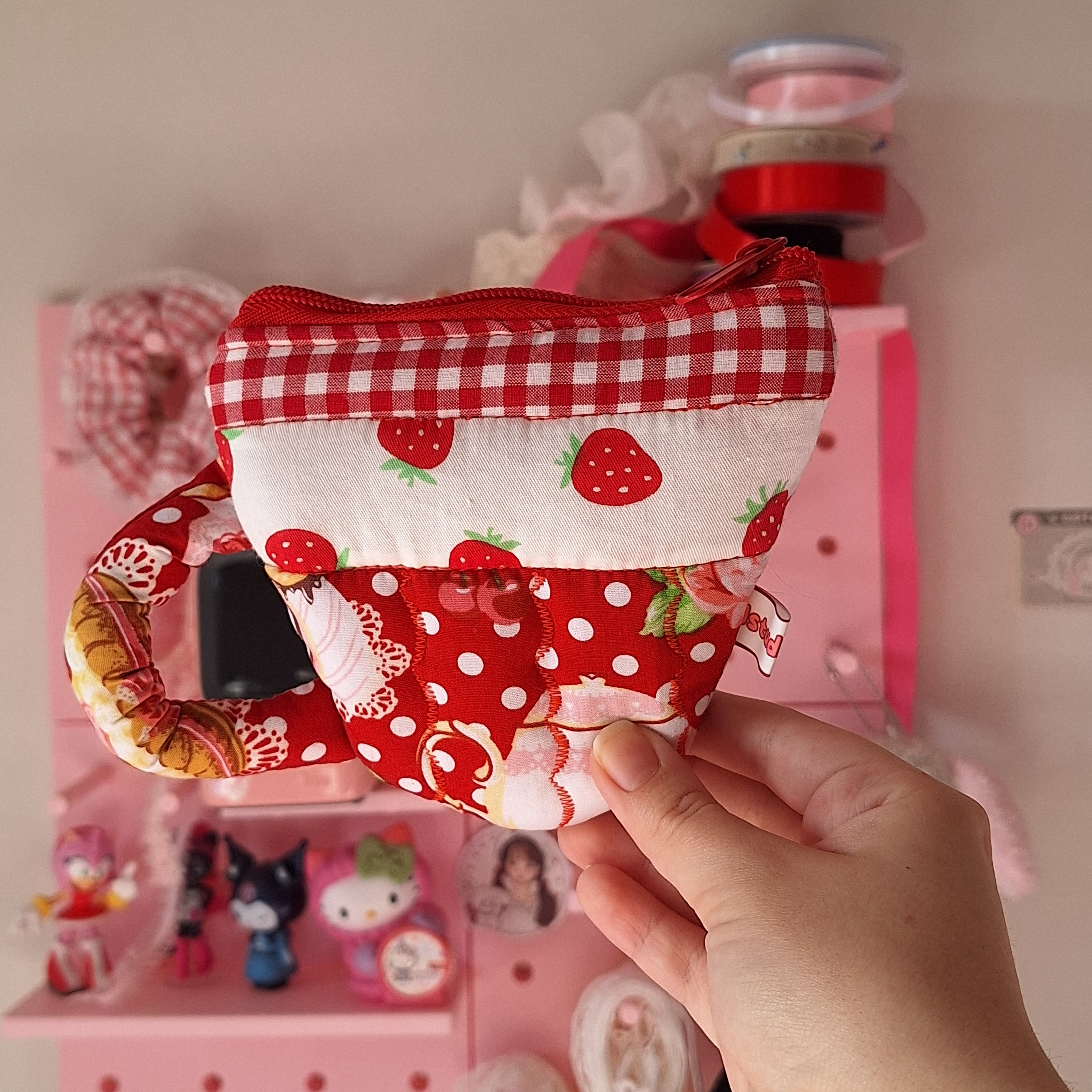 Monedero taza de té