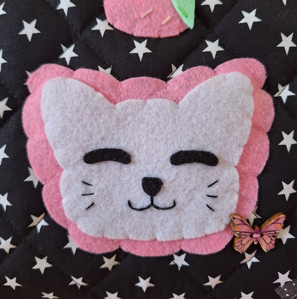 Funda Kindle Strawberry Cat
