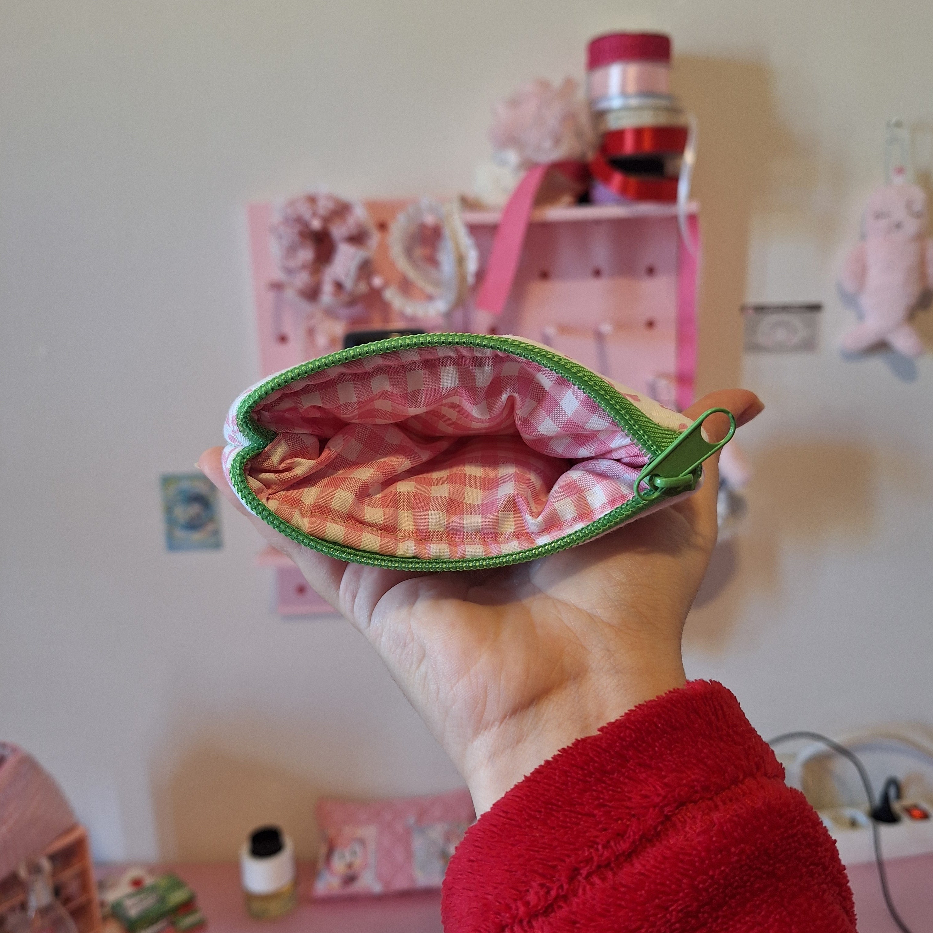 Monedero strawberry matcha