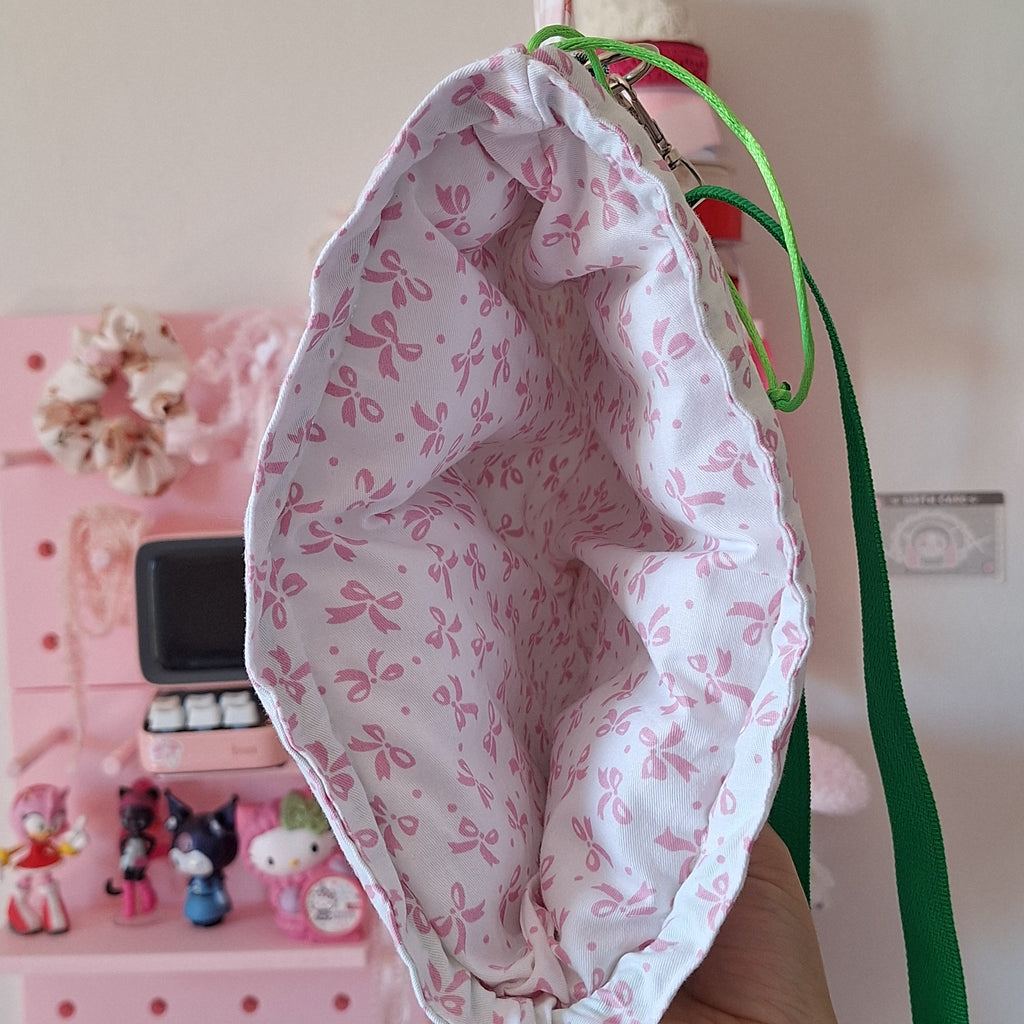 Strawberry Matcha - bolso en forma de pez