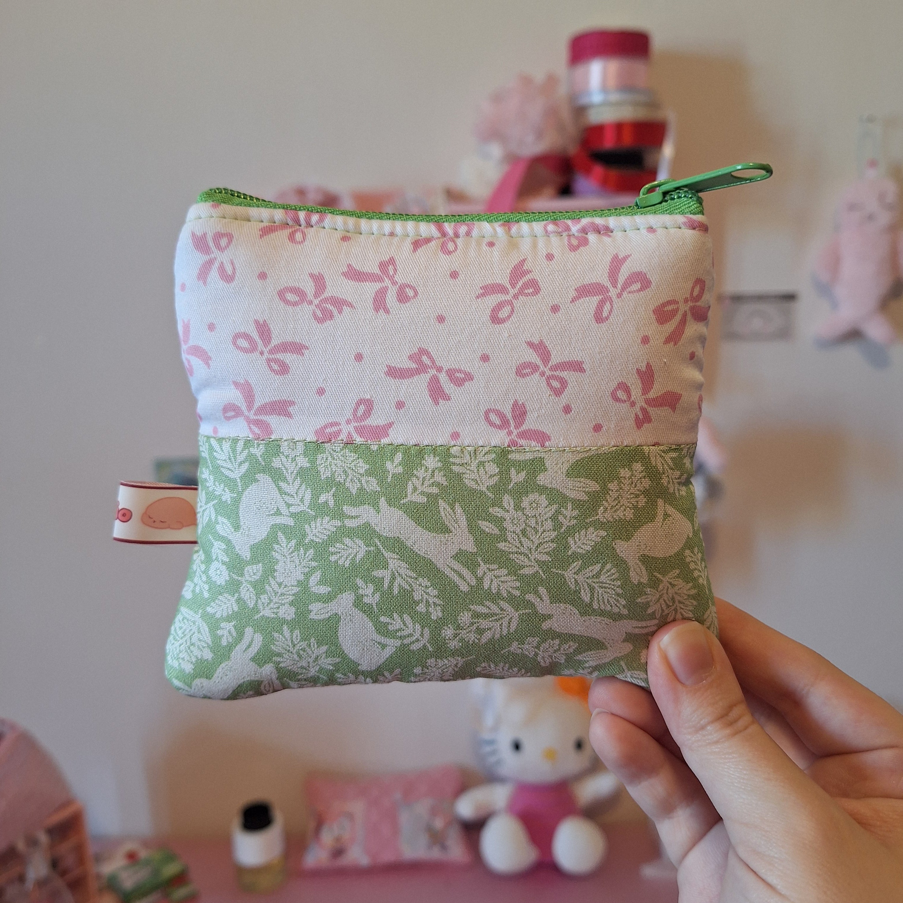 Monedero strawberry matcha