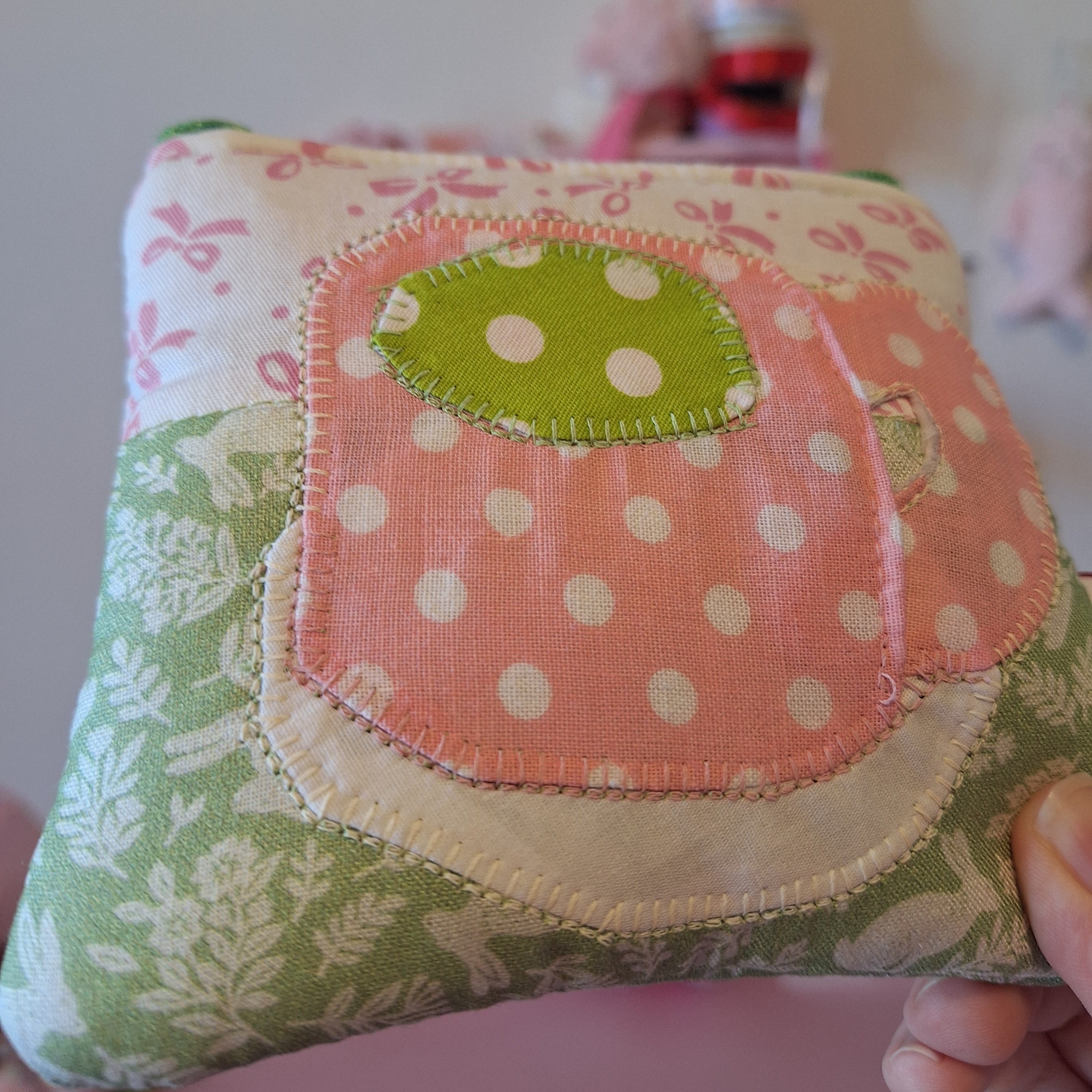 Monedero strawberry matcha